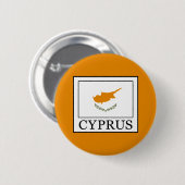 Cyprus Ronde Button 5,7 Cm (Voorkant /achterkant)