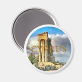 Cyprus ruïne magneet (Voorkant / Achterkant)
