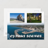 Cyprus scenes briefkaart (Voorkant / Achterkant)