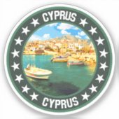 Cyprus Sticker (Voorkant)
