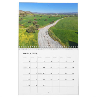 Cyprus van boven Kalender