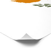 Cyprus Vlag Foto Afdruk (Hoek)