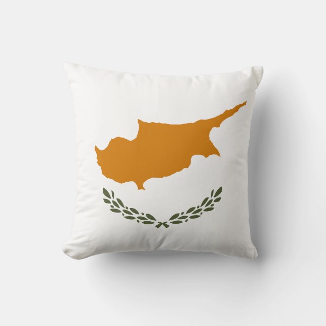 Cyprus Vlag Kussen (Voorkant)