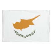 Cyprus Vlag Kussensloop (Achterkant)