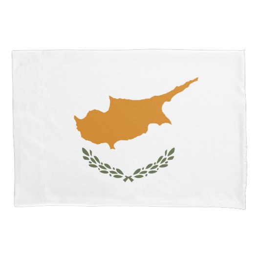 Cyprus Vlag Kussensloop (Voorkant)