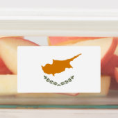 Cyprus Vlag Labels (Aangebracht)