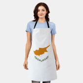 Cyprus Vlag Schort (Gedragen)