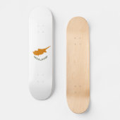 Cyprus Vlag Skateboard (Voorkant)