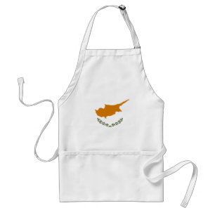 Cyprus Vlag Standaard Schort