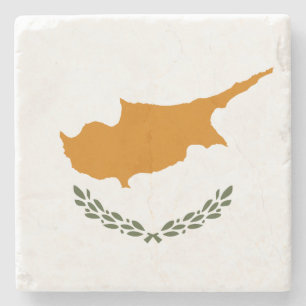 Cyprus Vlag Stenen Onderzetter