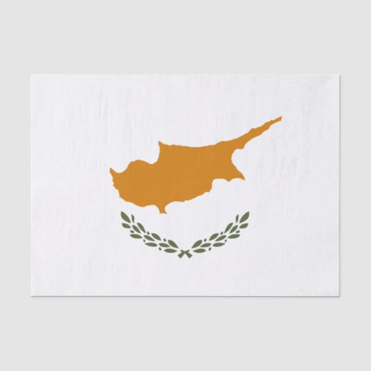 Cyprus Vlag Tissuepapier (Voorkant)