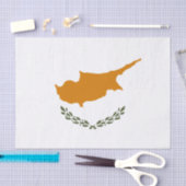 Cyprus Vlag Tissuepapier (Craft)