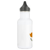 Cyprus Vlag Waterfles (Links)