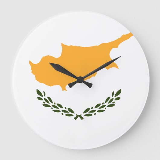 Cyprus Wandklok Grote Klok (Voorkant)