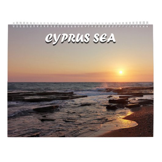 Cyprus zee Kalender (Achterkant)