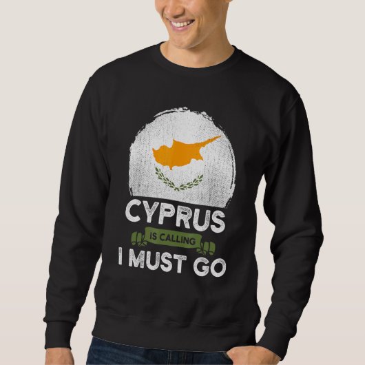 Cyprus zegt dat ik het Cypriotische vlaggenstaater Trui (Voorkant)