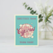 Cyprus Zypern Retro  Briefkaart (Staand voorkant)