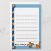 Cyril de eekhoorn op Vacatie Briefpapier (Voorkant / Achterkant)