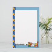 Cyril de eekhoorn op Vacatie Briefpapier (Staand voorkant)