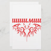 cyrillisch briefpapier (Voorkant / Achterkant)