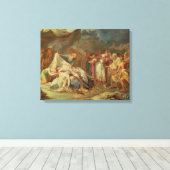 Cyrus de Grote Canvas Afdruk (Insitu (Houten vloer))