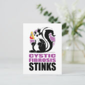 Cystic Fibrosis Stinks Briefkaart (Staand voorkant)
