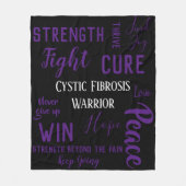 Cystic Fibrosis Warrior deken (Voorkant)