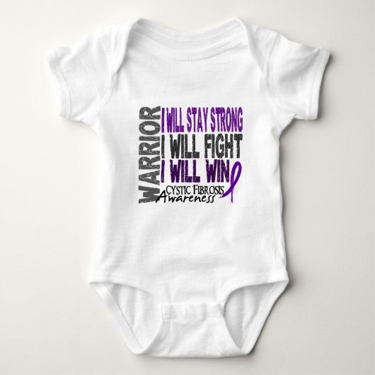 Cystic Fibrosis Warrior Romper (Voorkant)