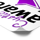 Cystische fibrose Bewustheid 5 Poster (Hoek)