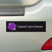 Cystische fibrose ondersteunen bumpersticker (Op auto)