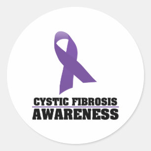 Cystische fibrose ronde sticker