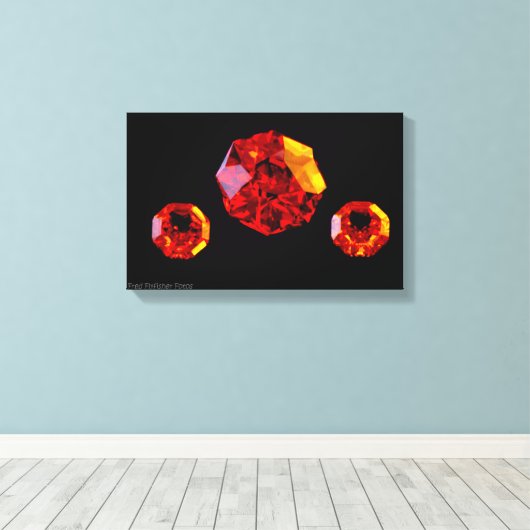 CZ Pinwheel cut Canvas Afdruk (Insitu (Houten vloer))