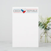CZECH briefpapier - pas aan (Staand voorkant)
