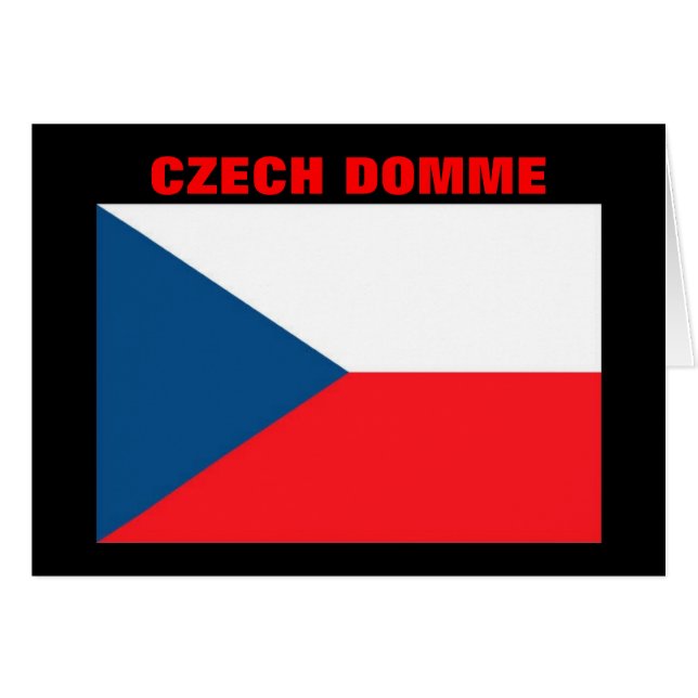 CZECH DOMME (Voorkant Horizontaal)