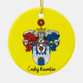 Czech Republic: Český Krumlov Christmas Ornament (Voorkant)