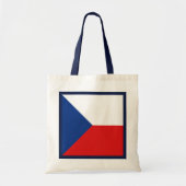 Czechia Flag Bag Tote Bag (Voorkant)