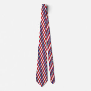 Czechia Flag Honeycomb Stropdas