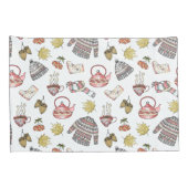 Czy Autumn Elements Pattern Pillow Hoesje Set Kussensloop (Achterkant-Rechts)