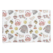 Czy Autumn Elements Pattern Pillow Hoesje Set Kussensloop (Voorkant-Rechts)