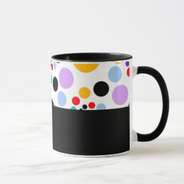 D01 - Tasse avec des points colorés