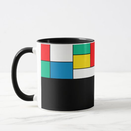 D03 - Tasse avec champs de couleur rectangulaires (Gauche)