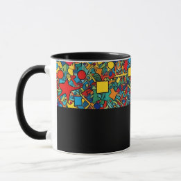 D05 - Tasse avec mosaïque colorée