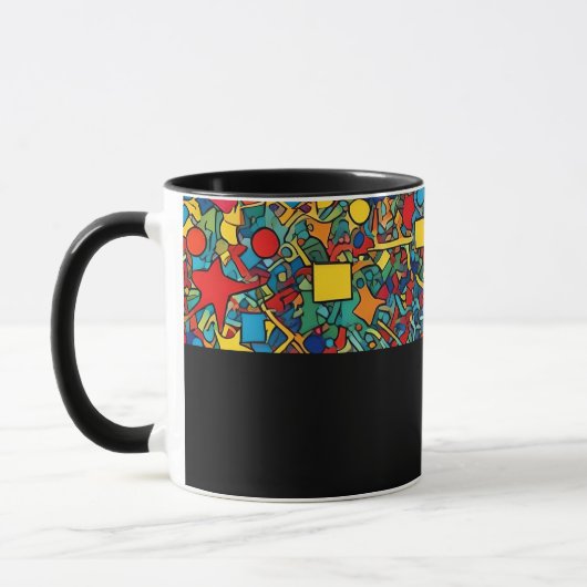 D05 - Tasse avec mosaïque colorée (Gauche)