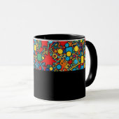 D05 - Tasse avec mosaïque colorée (Devant droit)
