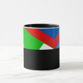 D09 - Tasse avec motif coloré en éventail (Centre)