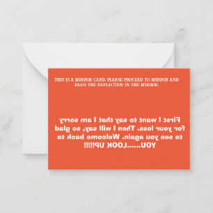 D115 - Retour de bienvenue - Carte de note