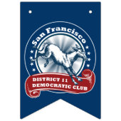 D11 Democratische Club Bunting Vlaggetjes (Derde vlag)