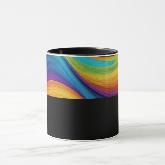 D12 - Tasse avec vagues sombres (Centre)