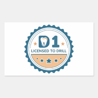 D1 naar DDS Tandartsstudent Sticker