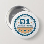 D1 to DDS Dental Student Button (Voorkant /achterkant)